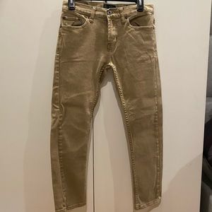 Bullhead Demin Co. Skinny Fit Pants - Khaki